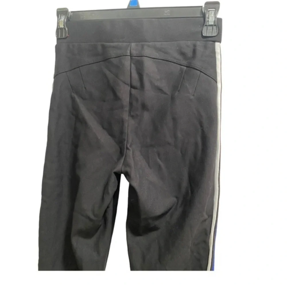 Butterfly by Maze, Girls Medium‎ Black Leggings with Stripes, EUC